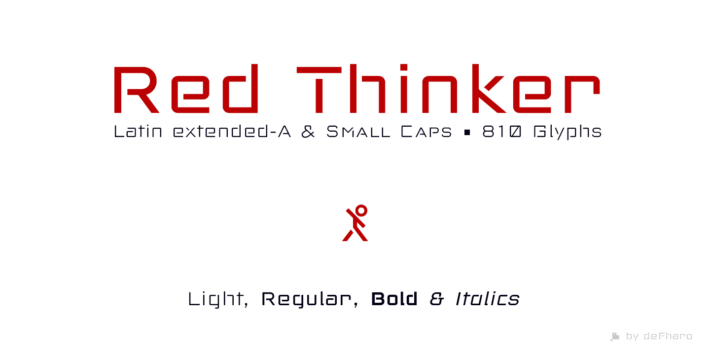 Schriftart Red Thinker